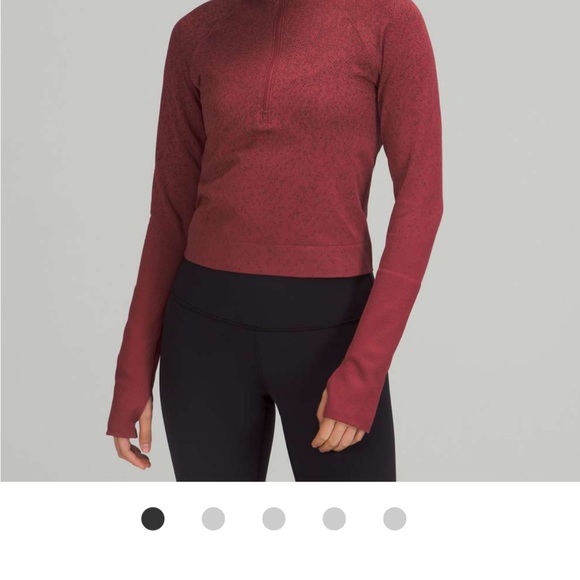 lululemon athletica Tops - Lululemon Rest Less Cropped Half Zip